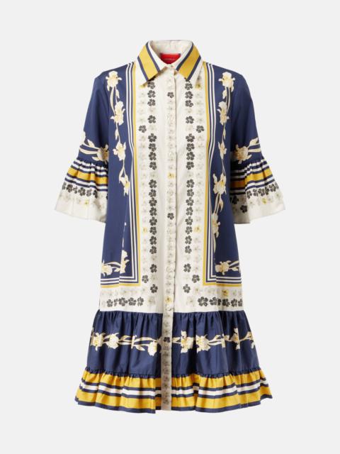 La DoubleJ Choux printed cotton poplin shirt dress
