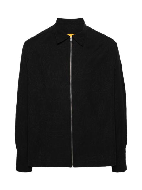 Cotton jacket with zip