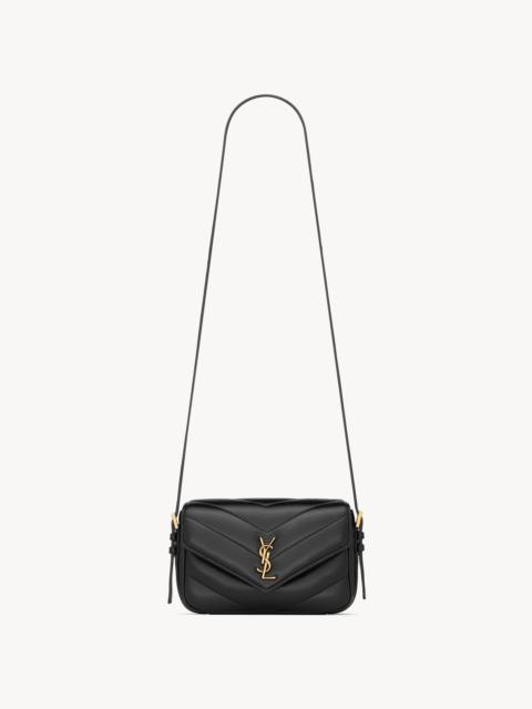 SAINT LAURENT LOULOU TOY CROSSBODY IN MATELASSÉ LAMBSKIN