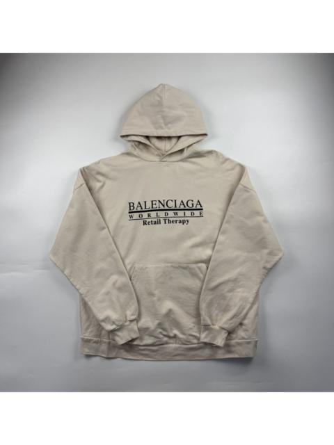 BALENCIAGA Balenciaga Worldwide Retail Therapy Oversized Hoodie