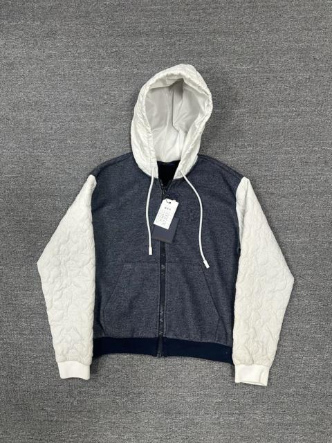Louis Vuitton Louis Vuitton Patchwork embossed Zip Up hoodie