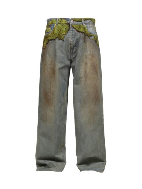 doublet MOSS-GROWN WOOD DENIM PANTS / IND