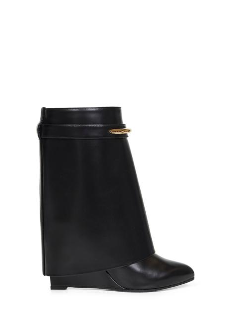 Givenchy Givenchy Women Black Leather Shark Pinch Ankle Boots