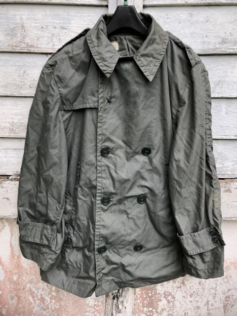 Other Designers Vintage - Vintage 60s-70s Us Army Man Raincoat Army Green 274