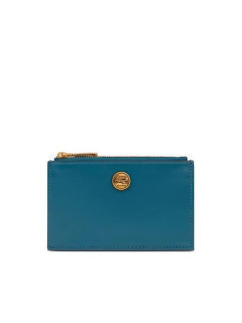 Etro Pegaso-plaque cardholder