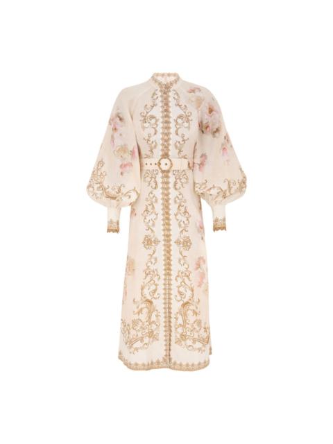 Zimmermann Hypnotic Buttoned Midi Dress