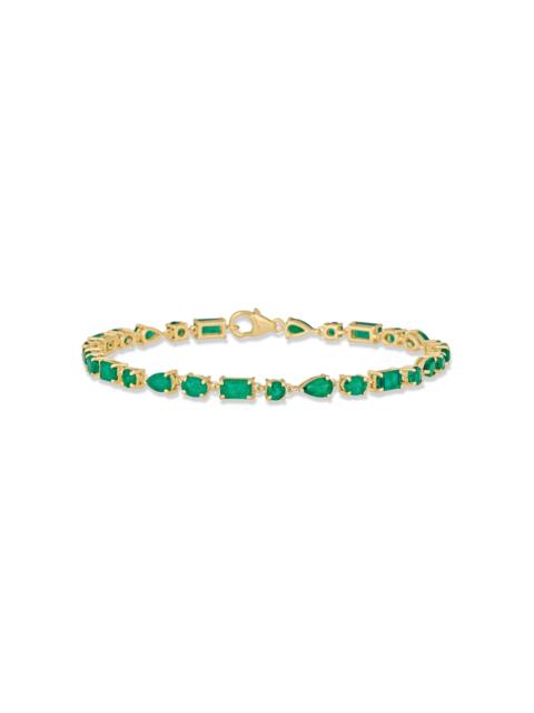 STONE AND STRAND Emerald Luxe Carnival Bracelet