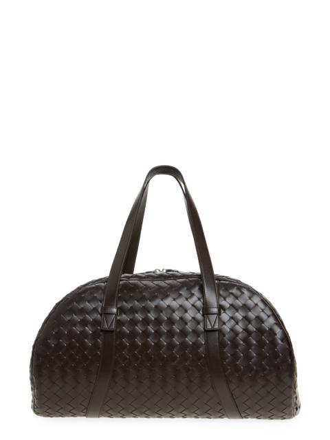 Bottega Veneta Bottega Veneta Intrecciato Leather Duffle Bag in 2145 Fondant-Silver at Nordstrom