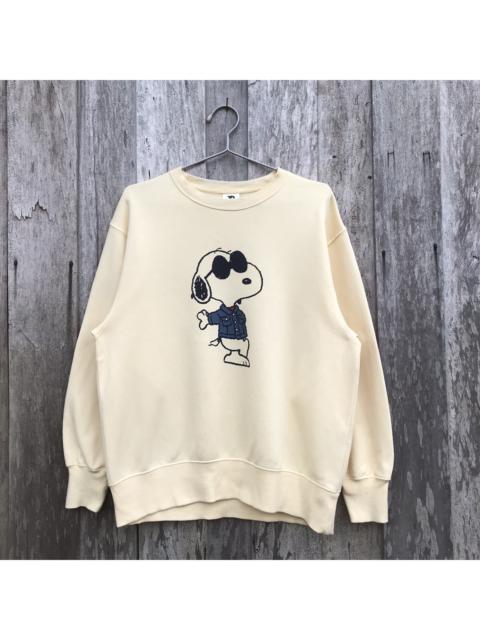 Other Designers Peanuts - Peanuts 70th Anniversary Snoopy Crewneck Sweatshirt Big Logo