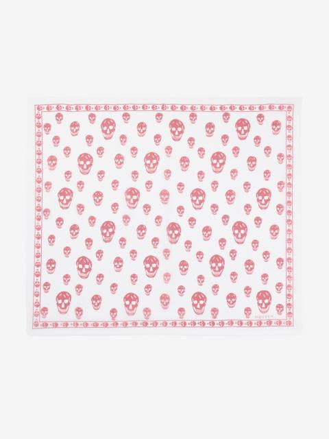 Alexander McQueen Classic Skull Scarf
