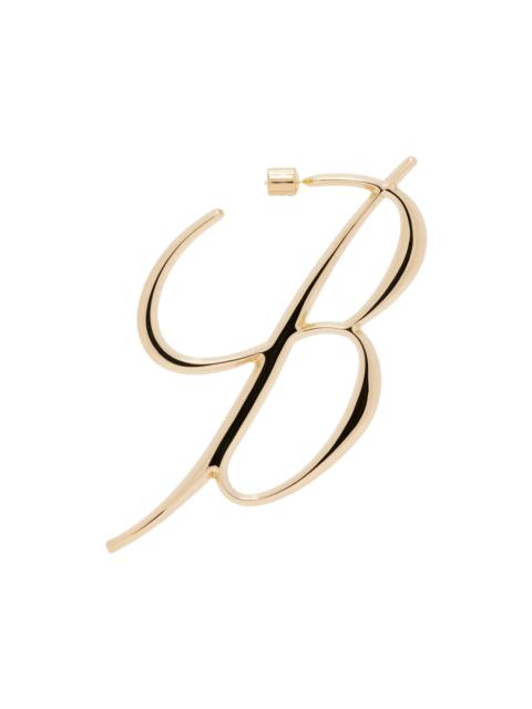 Blumarine Gold B Monogram Single Earring
