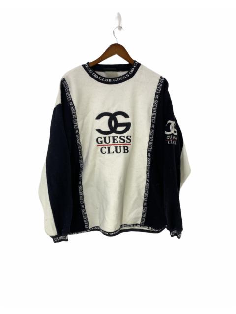 Other Designers Japanese Brand - Vintage Guess Club Sweatshirt Big Logo Design