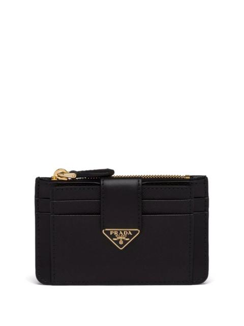 Prada logo-plaque zip-fastening purse