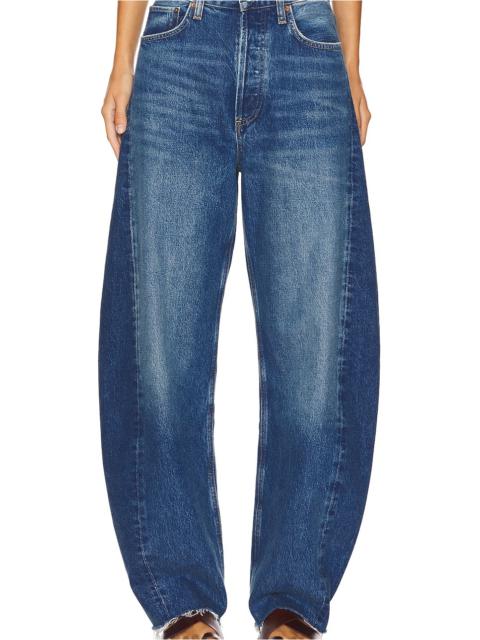 AGOLDE Luna Pieced High Rise Curved Taper Jeans