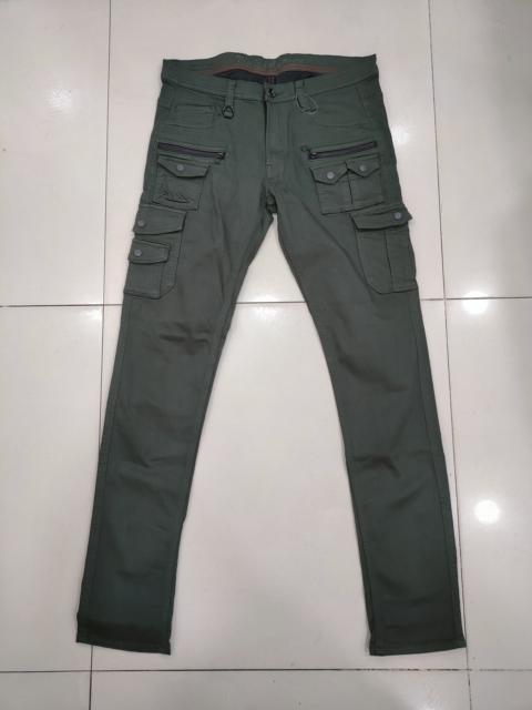 Other Designers Japanese Brand - NICOLE LOWRISE MULTIPOCKET GREEN CARGO PANTS
