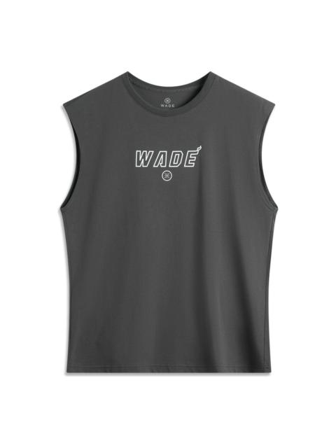 Li-Ning Li-Ning x ADAM Way Of Wade Graphic Oversized Tank 'Dark Grey' AVSU731-1