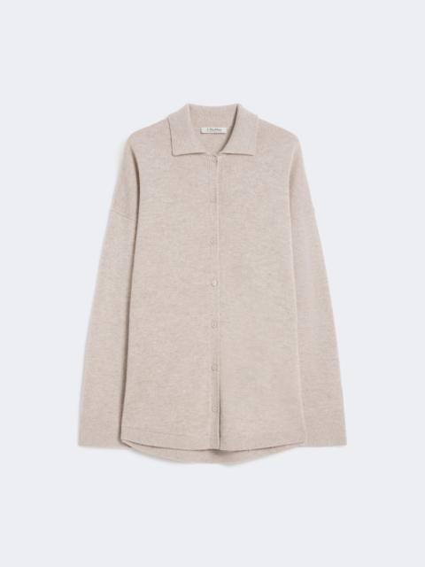 Max Mara Cardigan in lana e cachemire - BEIGE