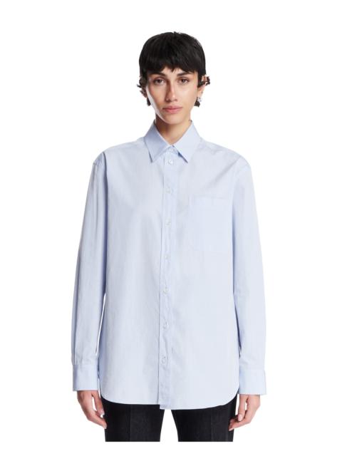 The Row Light Blue Gavina Cotton Shirt