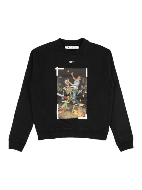 Off-White Off-White Pascal Print Slim Crewneck 'Black/White'