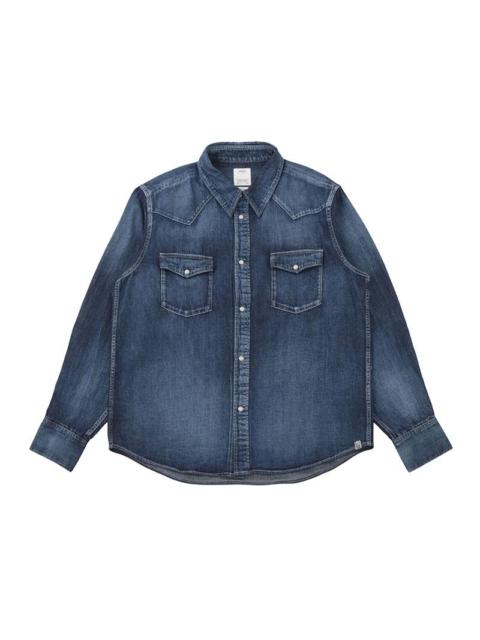 visvim SOCIAL SCULPTURE SHIRT DMGD INDIGO