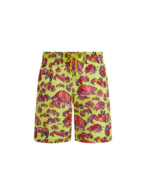 Vilebrequin Men Long Ultra-light and packable Swim trunks Hermit Crabs