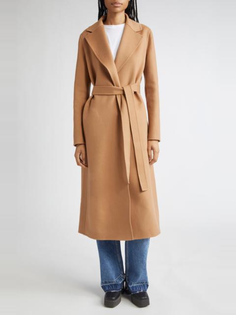Stella McCartney Stella McCartney Belted Double Face Wool Wrap Coat in New Camel at Nordstrom