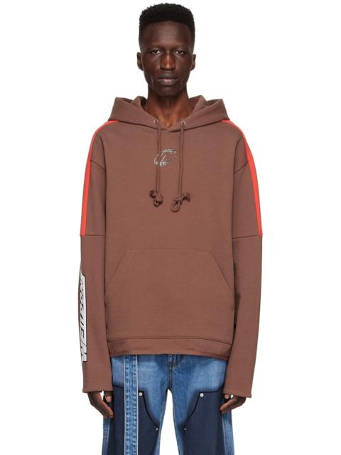 We11done Brown Cotton Hoodie