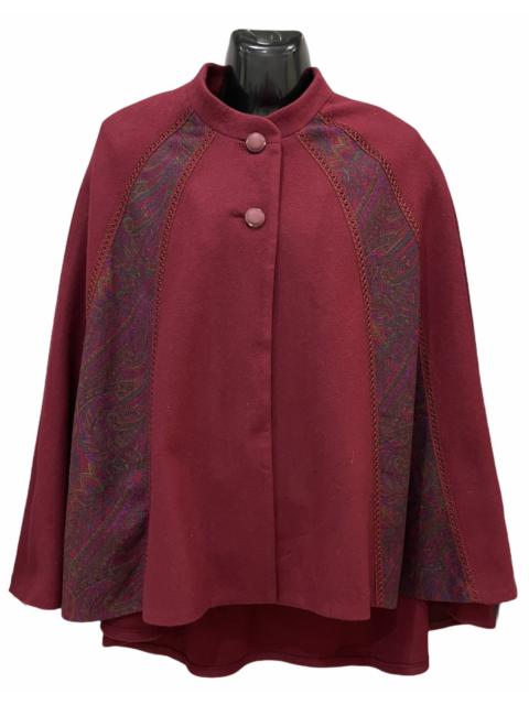 Other Designers Japanese Brand - RELAXATION LAMBSWOOL PONCHO CAPE