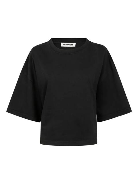 DARKPARK Doyle Cropped Draped Short Sleeve Tee