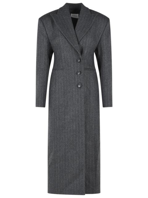 THE ANDAMANE The Andamane OTTAVIA Melange Grey Wool Blend Coat