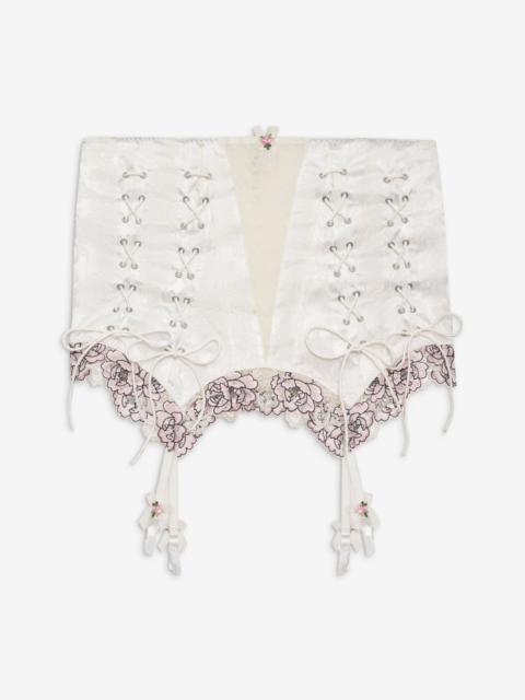 For Love & Lemons Marit Garter Skirt