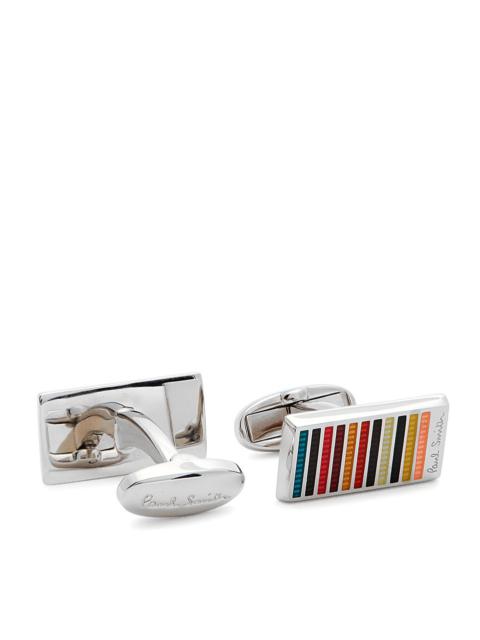 Paul Smith Paul Smith Signature Stripe Cufflinks
