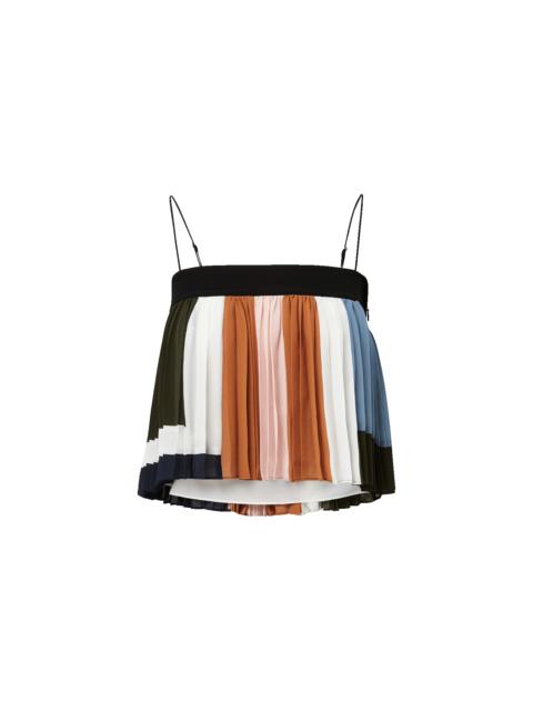 VERONICA BEARD JANIE PLEATED TOP