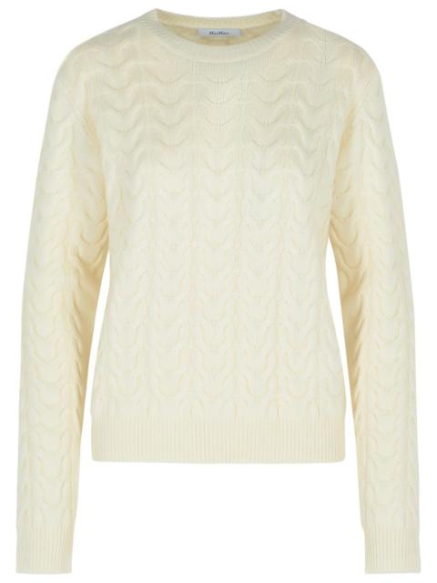 Max Mara Max Mara White Cashmere Sweater Women