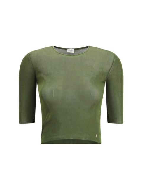SAINT LAURENT Saint Laurent Women Top Court Manches Co