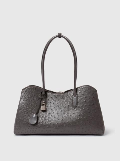 Stella McCartney Ryder Ostrich Laptop Tote