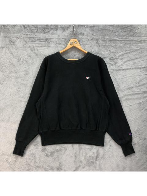 Champion Rare Champion Reverse Weave Black Sweatshirts #4572-159