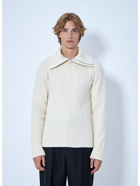 Bottega Veneta Bottega Veneta Men Ribbed Knit Sweater