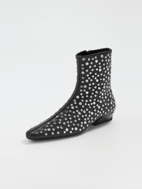 STAUD Wally Flat Ankle Boots