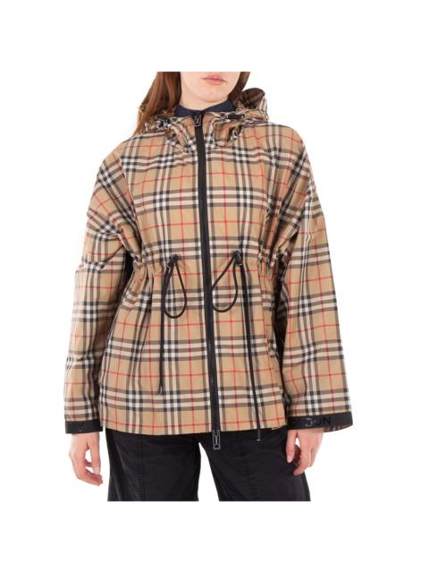 Burberry Burberry Vintage Check Motif Polyester Jacket