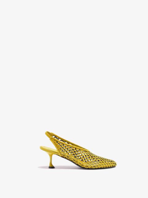 Proenza Schouler Tee Perforated Slingback Pumps in Nappa