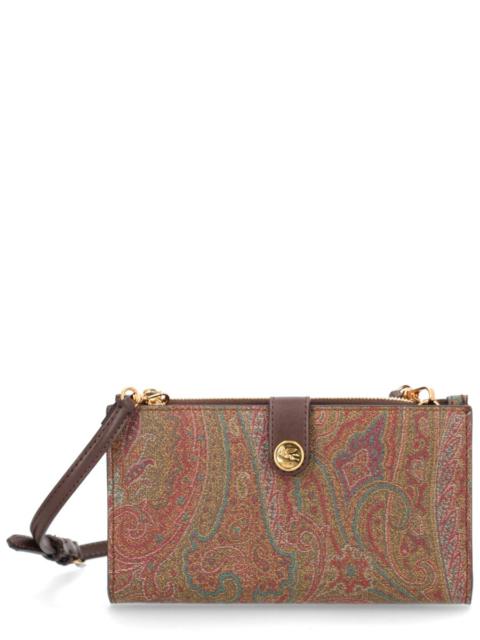 Etro ARNICA COTTON SHOULDER WALLET