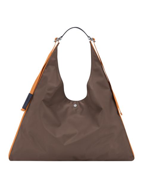 Longchamp Re-Play Shoulder bag British Green/Terra - Canvas