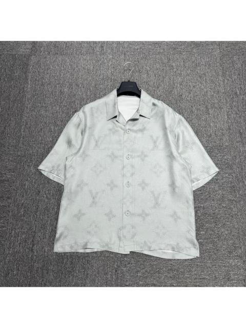 Louis Vuitton Louis Vuitton LV Pixel Monogram Silk Short Sleeve Shirt