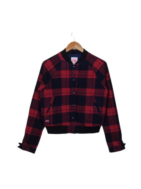 LACOSTE LIVE TARTAN JACKET