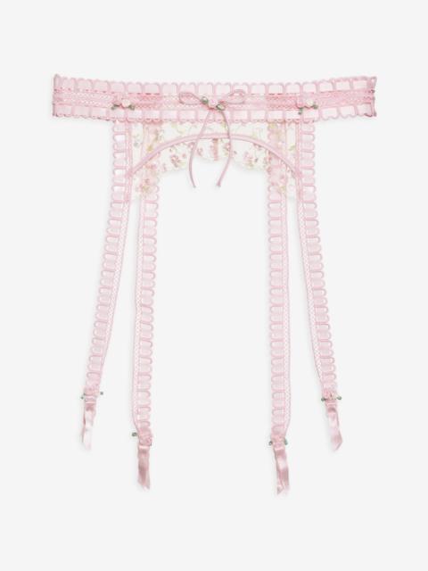For Love & Lemons Pinkaboo Garter Belt