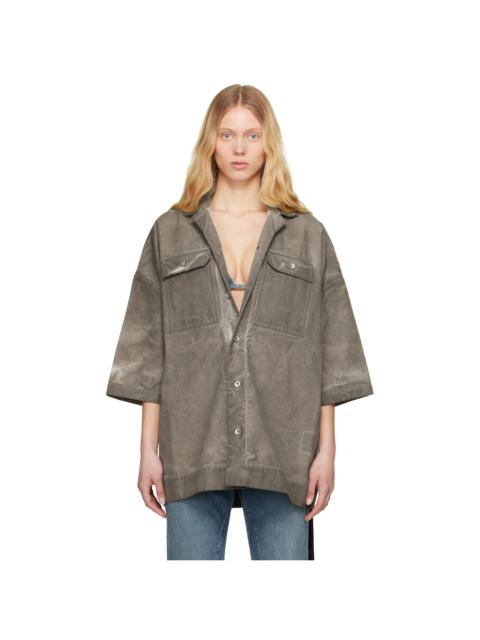 Rick Owens DRKSHDW Gray Hollywood Magnum Tommy Shirt