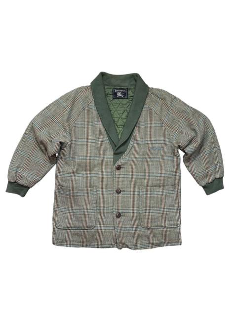 Burberry Vintage Burberrys Wool Plaid Quilted Lining Nova Check