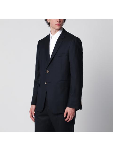 Thom Browne Thom Browne Single-Breasted Navy Blue Wool Jacket Men