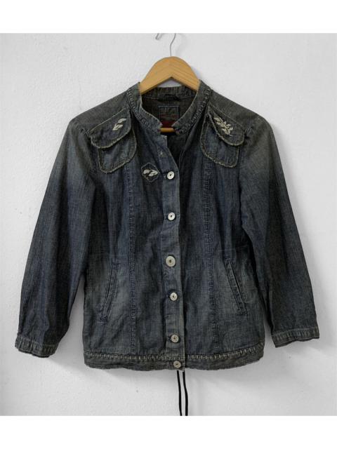 Other Designers Archival Clothing - Marithe Francois Girbaud Button Linen Jacket